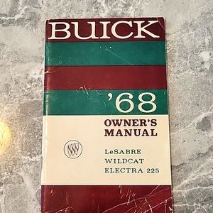 BUICK 1968 OWNERS MANUAL